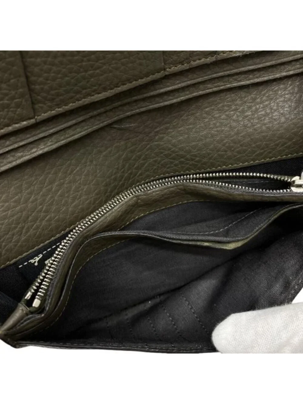 Fendi Selleria 7 M0186 Wallet Long Fold Leather Orange